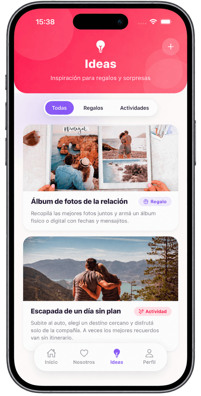 Ideas de regalos y planes